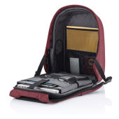 Bobby Hero Small, anti-diefstal rugzak, rood, zwart