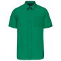 Ace - Heren Overhemd Korte Mouwen kellygreen 3XL