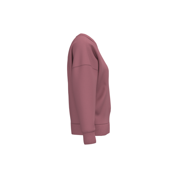 Ecologische dames sweater met ronde hals en afhangende mouwen Antique Rose XS Ecologische dames sweater met ronde hals en afhangende mouwen Antique Rose XS