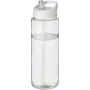 H2O Active® Vibe 850 ml sportfles met tuitdeksel - Transparant/Wit