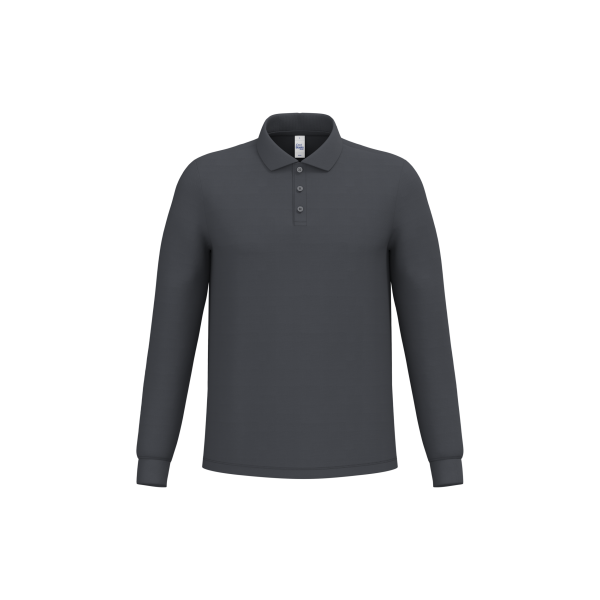 LSL Herren Piqué-Poloshirt Ideal Dark Grey 4XL LSL Herren Piqué-Poloshirt Ideal Dark Grey 4XL