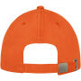 Davis 6 panel cap - Oranje