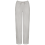 Verwassen damesbroek in linnen Washed White XL