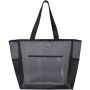 Mesh GRS recycled tote bag 23L - Black