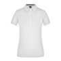 Ladies' Plain Polo white/navy-white S