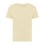 IQONIQ Yala dames lichtgewicht gerecycled katoen t-shirt, cream yellow (L)