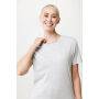 IQONIQ Yala dames lichtgewicht gerecycled katoen t-shirt, light heather grey (L)