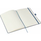 Gerecycled bioafval en kartonnen notitieboek A5 Gertrud blauw
