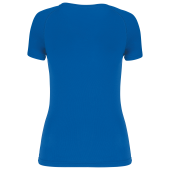 Dames sport-T-shirt V-hals Aqua Blue XXL