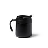 VAKE Thermobeker gerecycled RVS 350ml - zwart VAKE Thermobeker gerecycled RVS 350ml - zwart
