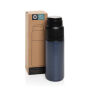 Thermocup RCS recycled geisoleerde fles met beker 500ml, donkerblauw
