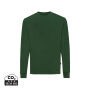IQONIQ Zion gerecycled katoen sweater, forest green (XS)