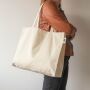 Fairtrade 310GSM OEKO-TEX® katoen shopper boodschappentas, ecru