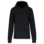 Ecologische herensweater met capuchon en ritssluiting Black 4XL