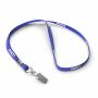 Polyester tubulaire keycord met metalen klem