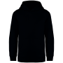 Ecologische kindersweater met capuchon Black 12/14 jaar