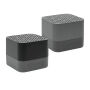 Wireless speaker CUBIC grijs, zwart