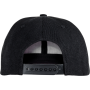 Bronx glitter snapbackpet met platte klep Black / Gold One Size
