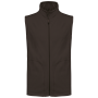 Bodywarmer van microfleece heren Chocolate L