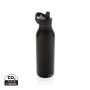 Avira Ara RCS Re-steel fliptop water bottle 500ml, black