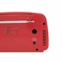 CD radio recorder DINER rood, zilver