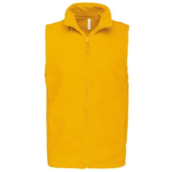 Bodywarmer van microfleece heren