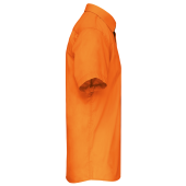 Overhemd in onderhoudsvriendelijk polykatoen-popeline korte mouwen heren Orange XS Overhemd in onderhoudsvriendelijk polykatoen-popeline korte mouwen heren Orange XS