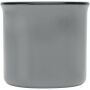 Bari 240 ml keramische mok met glanzende afwerking - Grijs Bari 240 ml keramische mok met glanzende afwerking - Grijs