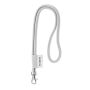 Polyester 2-kleurige koord-lanyard met full color label