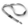 Afneembare polyester keycord met reflecterende overlay