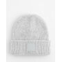 Kids Deep Cuffed Tonal Patch Beanie - Cloud Grey - 3-8 YRS Kids Deep Cuffed Tonal Patch Beanie - Cloud Grey - 3-8 YRS