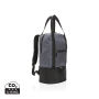 3-in-1 koel rugzak en handtas, grijs, zwart