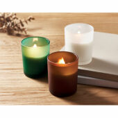 KIVAS WOOD - Plantaardige waskaars 80gr - Bruin