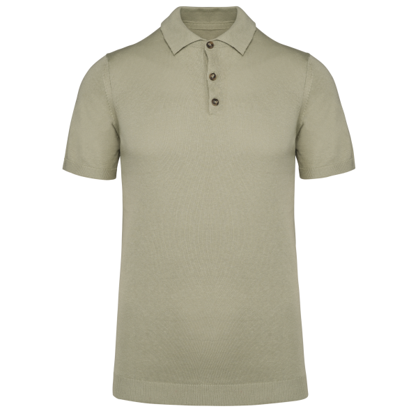 Ecologische tricot herenpolo Ecologische tricot herenpolo