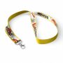 Polyester keycord met gesublimeerde satijnen overlay