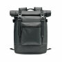 JAYA BAG - Rolltop rugzak 50C tarpaulin - Zwart