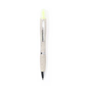 Kunin balpen met marker 2-in-1 balpen tarwestro