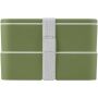 MIYO POP 700+700 ml double layer lunch box - Heather green MIYO POP 700+700 ml double layer lunch box - Heather green