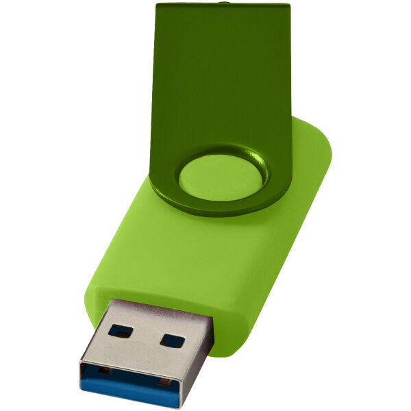 Rotate metallic USB 3.0 - Lime - 128GB