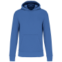 Ecologische kindersweater met capuchon Light Royal Blue 12/14 jaar