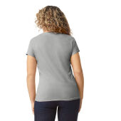 Gildan T-shirt V-Neck SoftStyle SS for her 295 Ring Spun Sport Grey-2XL