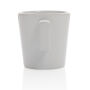 Keramische moderne koffiemok 300 ml, wit, wit