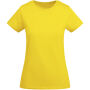 Breda biologisch katoenen dames T-shirt met korte mouwen - Geel - S
