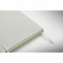 ARCOLOOP - A5 gerecycled PU notitieboek - Wit