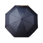 VINGA Bosler AWARE™ RPET 21" opvouwbare paraplu, donkerblauw
