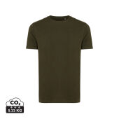 Iqoniq Bryce gerecycled katoen t-shirt, khaki (S)