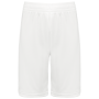 Basketbalshort voor kinderen White 4/6 jaar