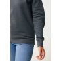 IQONIQ Denali gerecycled katoen sweater ongeverfd, heather anthracite (XXL)
