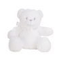 Knuffel print me White teddy One Size
