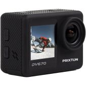 Prixton DV670 4K actiecamera met dubbel scherm - Zwart
